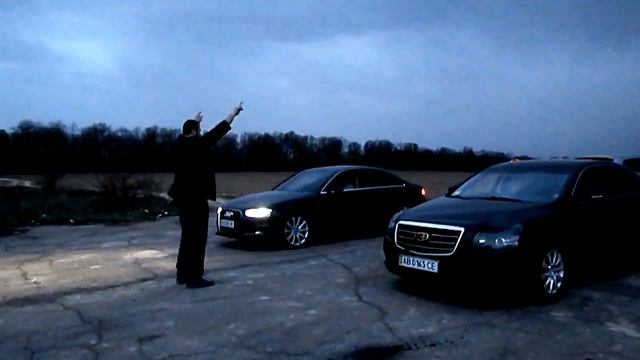 Audi A4 VS Geely Emgrand | Противостояние смотреть онлайн