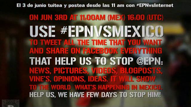 #EPNvsMéxico Global call to action to stop EPN. смотреть онлайн