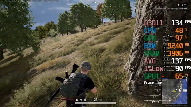 GeForce GTX 1650 SUPER -- Intel Core i3-10100F -- PUBG FPS Test смотреть онлайн