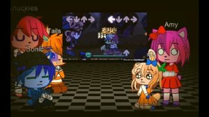 Sonic and his friends react to FNF Sonic. EXE mod 2.0