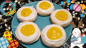 ПИРОЖНОЕ "ПАСХАЛЬНОЕ СОЛНЫШКО" С ЛИМОННЫМ КРЕМОМ / Очень вкусный яркий десерт к пасхальному столу