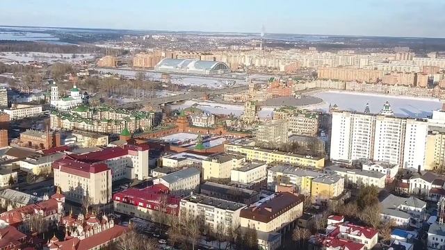 Полёты на квадрокоптере, город Йошкар-Ола смотреть онлайн
