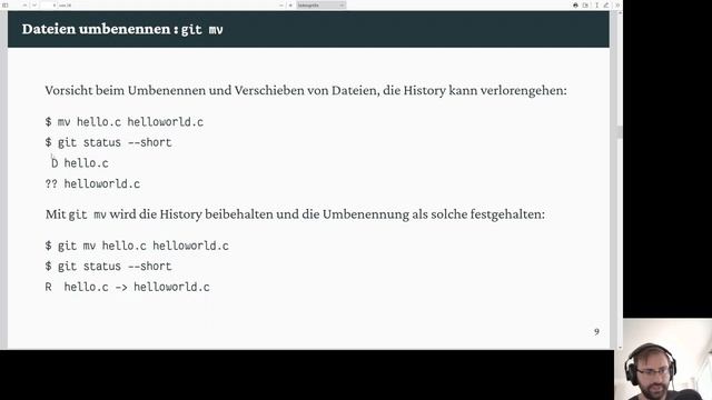 10: git rm und git mv смотреть онлайн