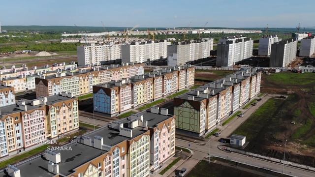 Кошелев проект / пролёт над 27, 30 и 31 очередью / ЖК "Видный" / Самара / Russia смотреть онлайн