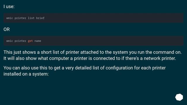 List printers from command line to text file смотреть онлайн