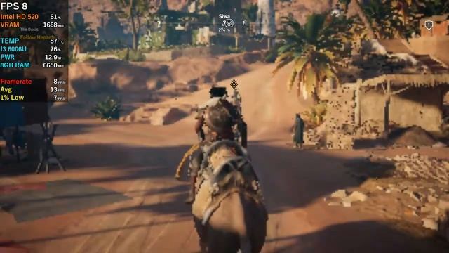 Assassin's Creed Origins - Intel HD 520 - i3 6006U - 8GB Ram смотреть онлайн