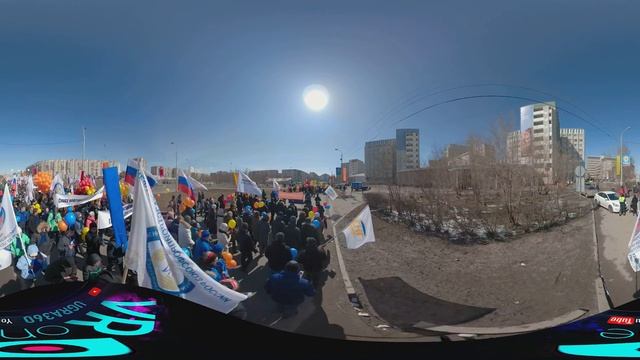 ПЕРВОМАЙСКИЙ ПАРАД! в формате 360º 5k смотреть онлайн