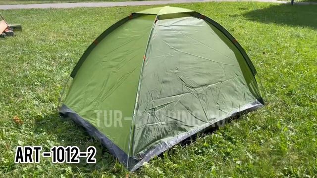 Обзор 2-х местной палатки для кемпинга - ART 1012-2 смотреть онлайн