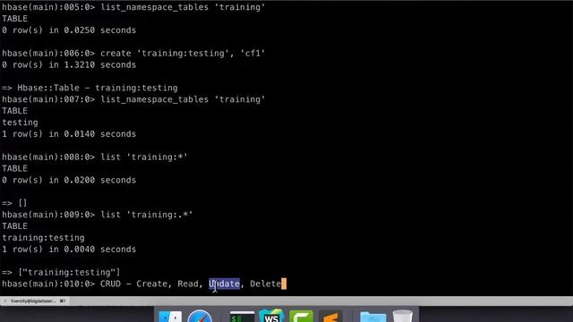 Cloudera Administration - Validate HBase by creating table and loading data смотреть онлайн