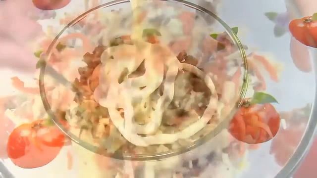 Салат курица грибы грецкие орехи сыр яйца! смотреть онлайн