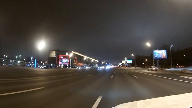 Из Кунцево в центр. Ночная Москва. Ноябрь 2022 смотреть онлайн