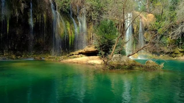 Наполнись верой и воспрянь | Молитва | Псалтырь | Звук водопада с 25 мин | Relaxing | 4К смотреть онлайн