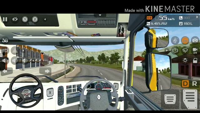 ??Download RENAULT PREMIUM CONCRETE TRAILER Truck Mod For Bus Simulator Indonesia | BUSSID V3.6.1