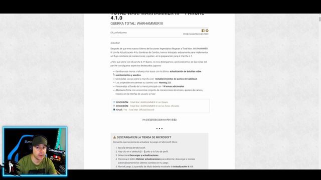 🟢 SE VIENE PARCHE 4.1.0 - TOTAL WAR WARHAMMER 3 смотреть онлайн