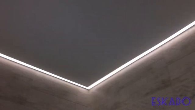 Контурная подсветка на натяжном потолке смотреть онлайн