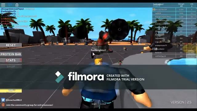 PUMPING THOSE MUSCLES/ ROBLOX Weight Lifting Simulator 2 смотреть онлайн