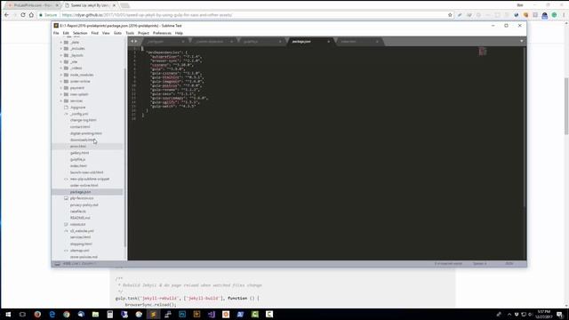 Speed up Jekyll with Gulp смотреть онлайн