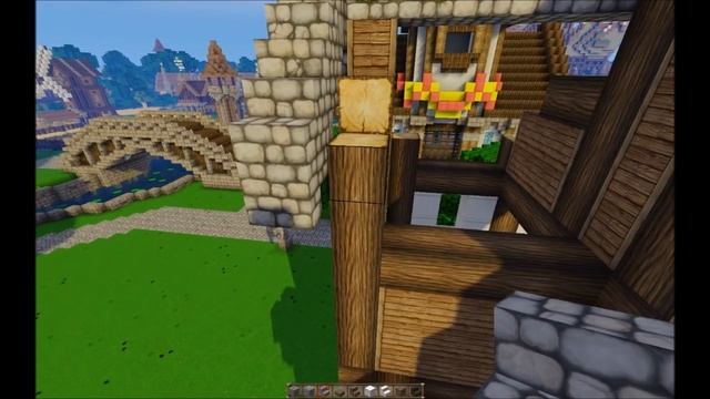 Как построить средневековый красивый дом в Minecraft смотреть онлайн