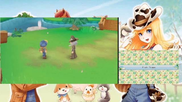 Let's Play Harvest Moon A New Beginning Episode 10 Cage Fishing and Crop Festivals смотреть онлайн