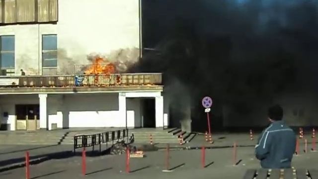 пожар на жд вокзале г.Лиски