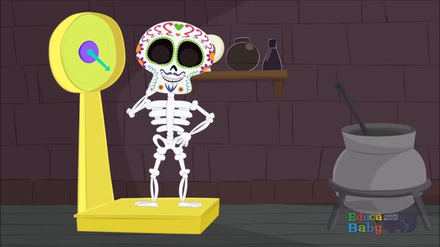 The Skeletons Play CHUMBALA CACHUMBALA 💀🎃 - Halloween Kids Song - Versión en Ingles смотреть онлайн