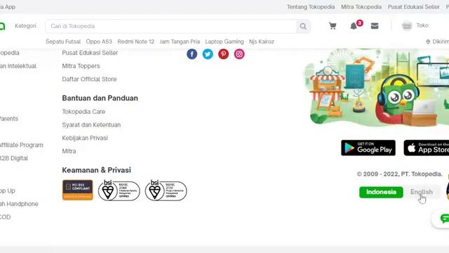 Как поменять язык на Токопедии? смотреть онлайн