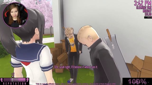 ВСТУПИЛА В БАНДУ! ОБНОВЛЕНИЕ [Прохождение Yandere Simulator] смотреть онлайн