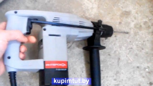 Перфоратор Интерскол в работе. смотреть онлайн