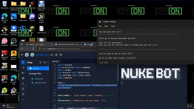 How to keep your python bot online 24/7 смотреть онлайн