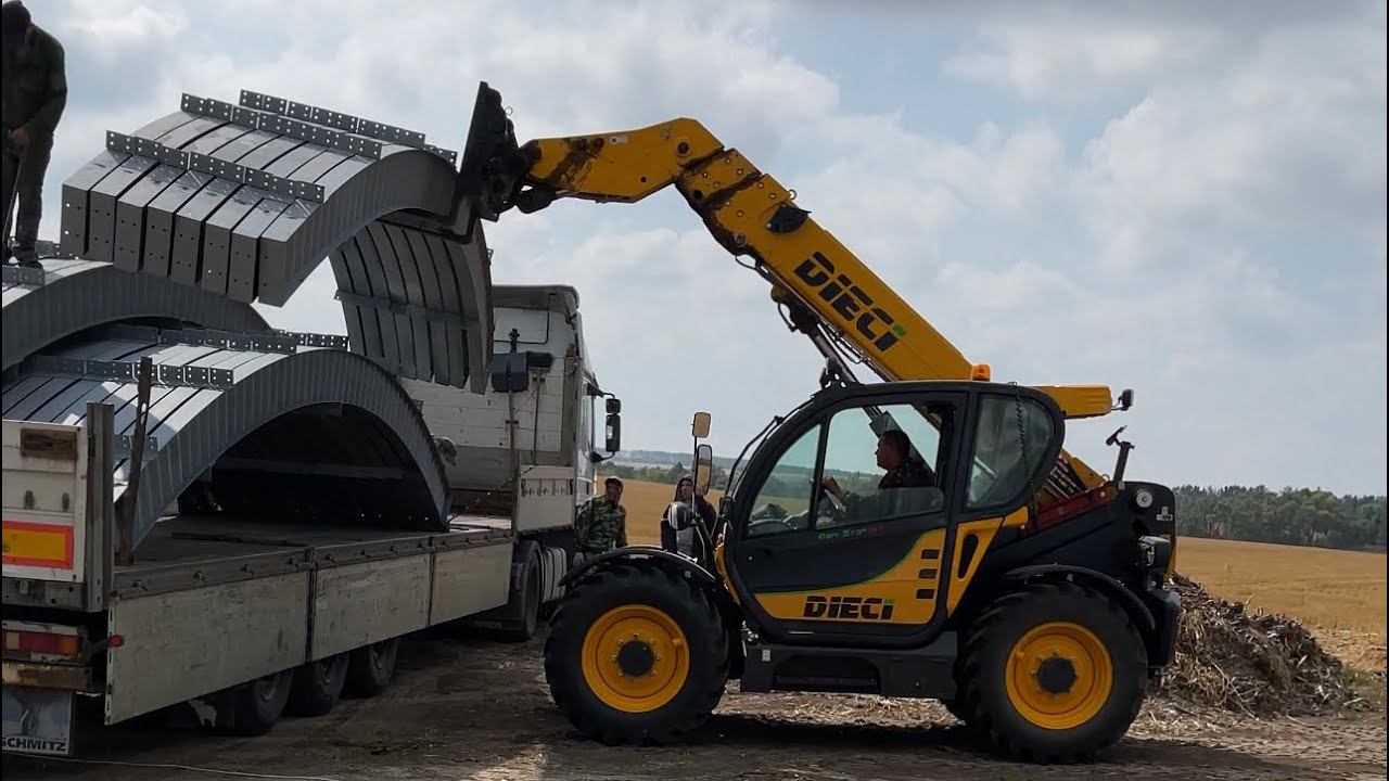 Телескопический погрузчик Dieci Agristar 38.10 Два сезона, 1000 часов наработки, отзыв о работе. смотреть онлайн