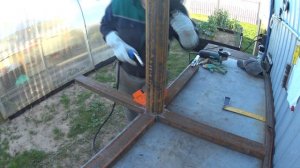 Делаем мини башенный кран своими руками для постройки своего дома из газоблока. Часть 1 - Основание