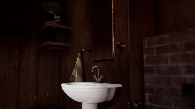 Unreal Engine 5. Bathroom interior cinematic. смотреть онлайн