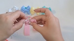 МК Бантики на первые хвостики Bows on the first ponytails