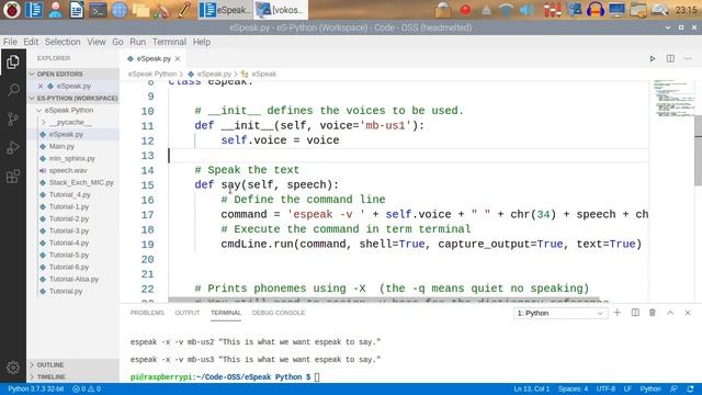 eSpeak (Part 2): eSpeak in Python смотреть онлайн
