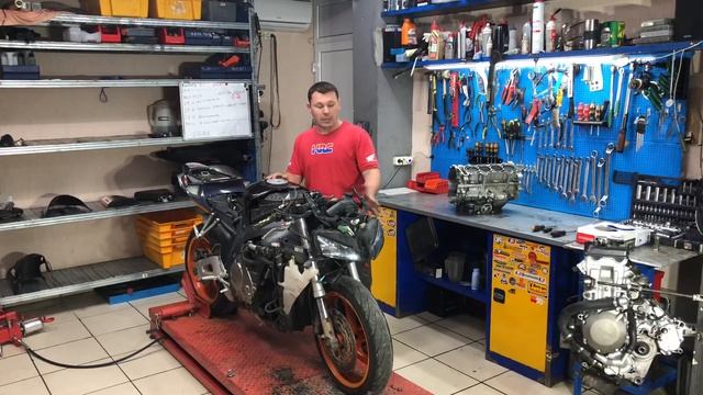 Мотор Cb1000r на Cbr1000rr