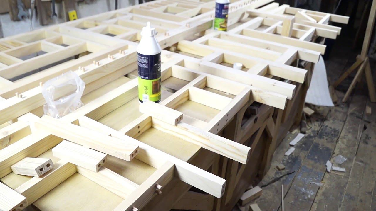 Изготовление декоративной перегородки. смотреть онлайн