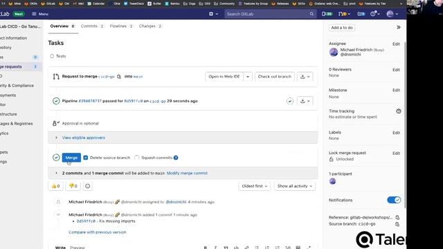 Get more efficient with CI/CD: Introduction to GitLab workshop for TalentQL Pipeline смотреть онлайн