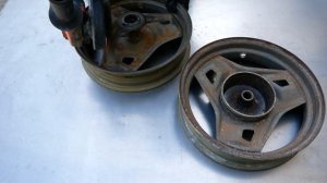 КАК ПОКРАСИТЬ ДИСКИ НА СКУТЕРЕ HONDA DIO