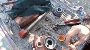 Ремонт гидравлического цилиндра Ц-75 задней подвески на тракторе Т-25