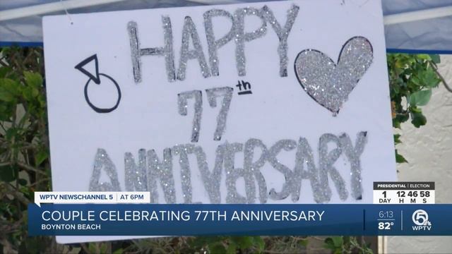 Couple Celebrates 77th Wedding Anniversary In Boynton Beach