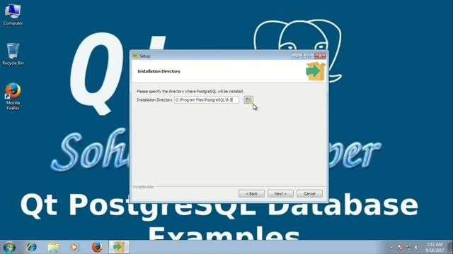 qt database examples 2 install postgresql on windows смотреть онлайн