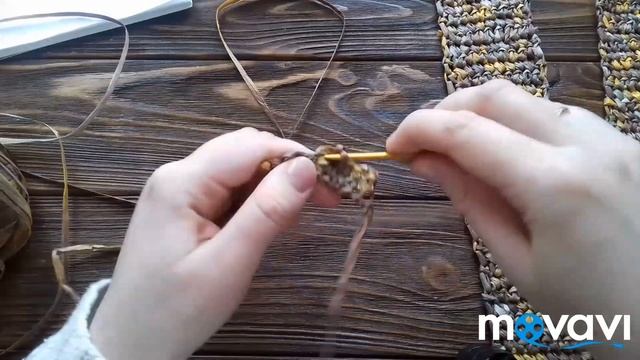 СУМКА ИЗ РАФИИ КРЮЧКОМ. ПОДРОБНЫЙ МК. смотреть онлайн