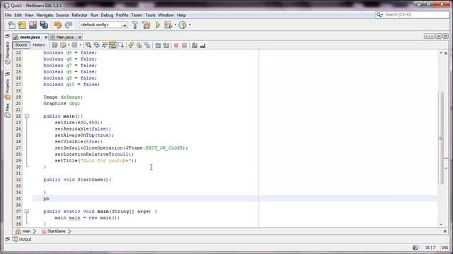 Making a Java Quiz part 3 Double Buffering смотреть онлайн