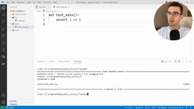 Pytest #1: Установка, конфигурация и первые тесты смотреть онлайн