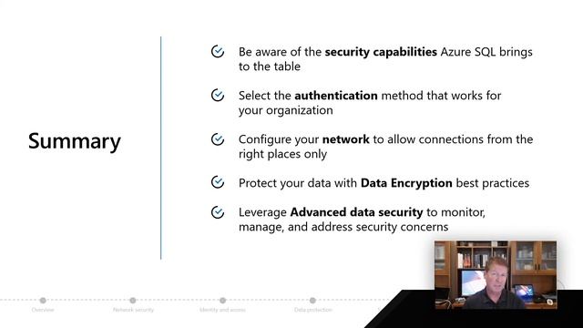 Azure SQL Security – Summary | Azure SQL for beginners (Ep. 33) смотреть онлайн