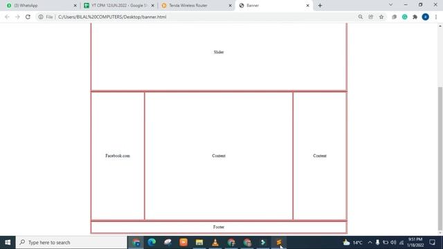 How To Make Banner In Website |Html| CSS| PHP | JavaScript смотреть онлайн