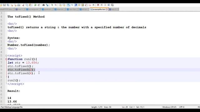 How to use JavaScript toFixed() Method Or Rounding Numbers - JavaScript Tutorial смотреть онлайн