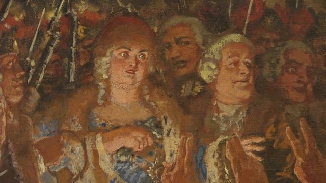Лансере Евгений Евгеньевич. Цесаревна Елизавета Петровна и преображенцы в кордегардии Зимнего дворц смотреть онлайн