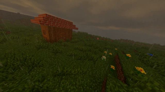 ПОЛЕТ НАД МАЙНКРАФТ МИРОМ ВЕЧЕРОМ смотреть онлайн