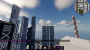 Как построить НЕБОСКРЁБ в майнкрафт #5?  и 500 подписчиков на канале!???